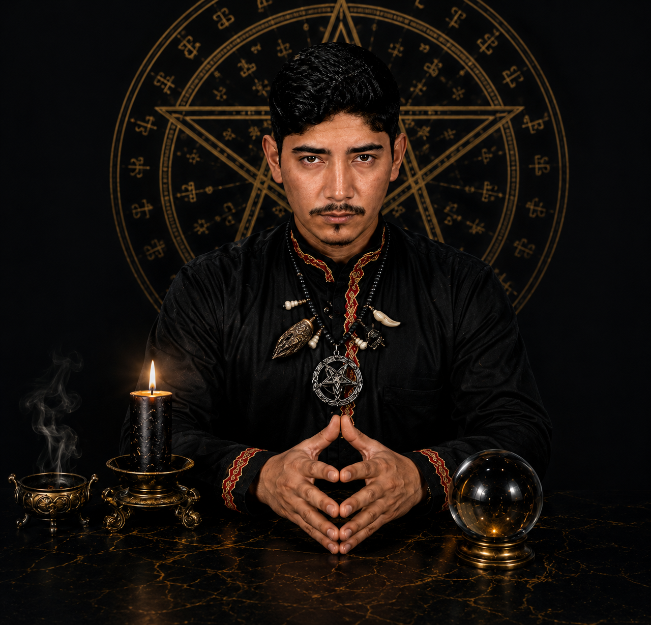 Retrato del Maestro Unicornio Negro